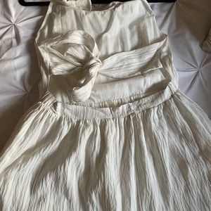 All saints open back dress
